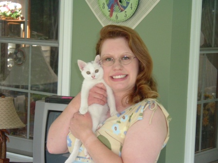 April holding Sylvia